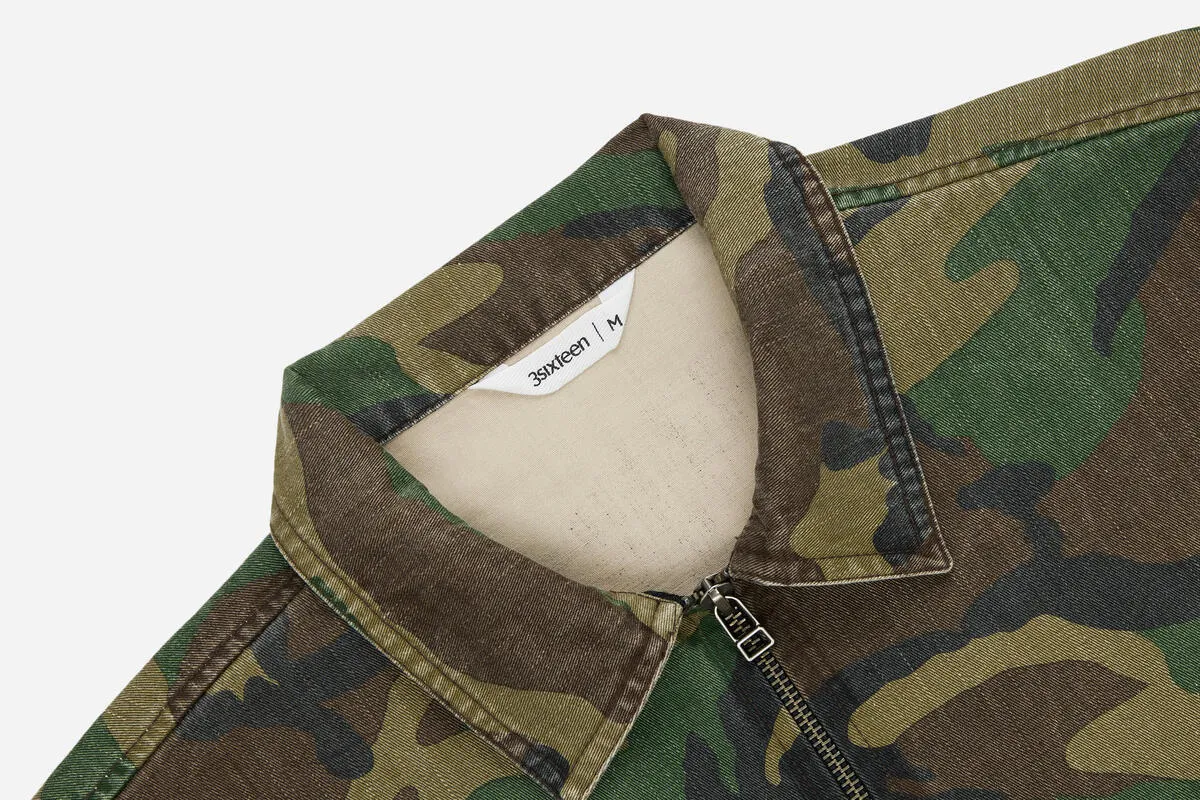 3sixteen Club Jacket - Camo Twill