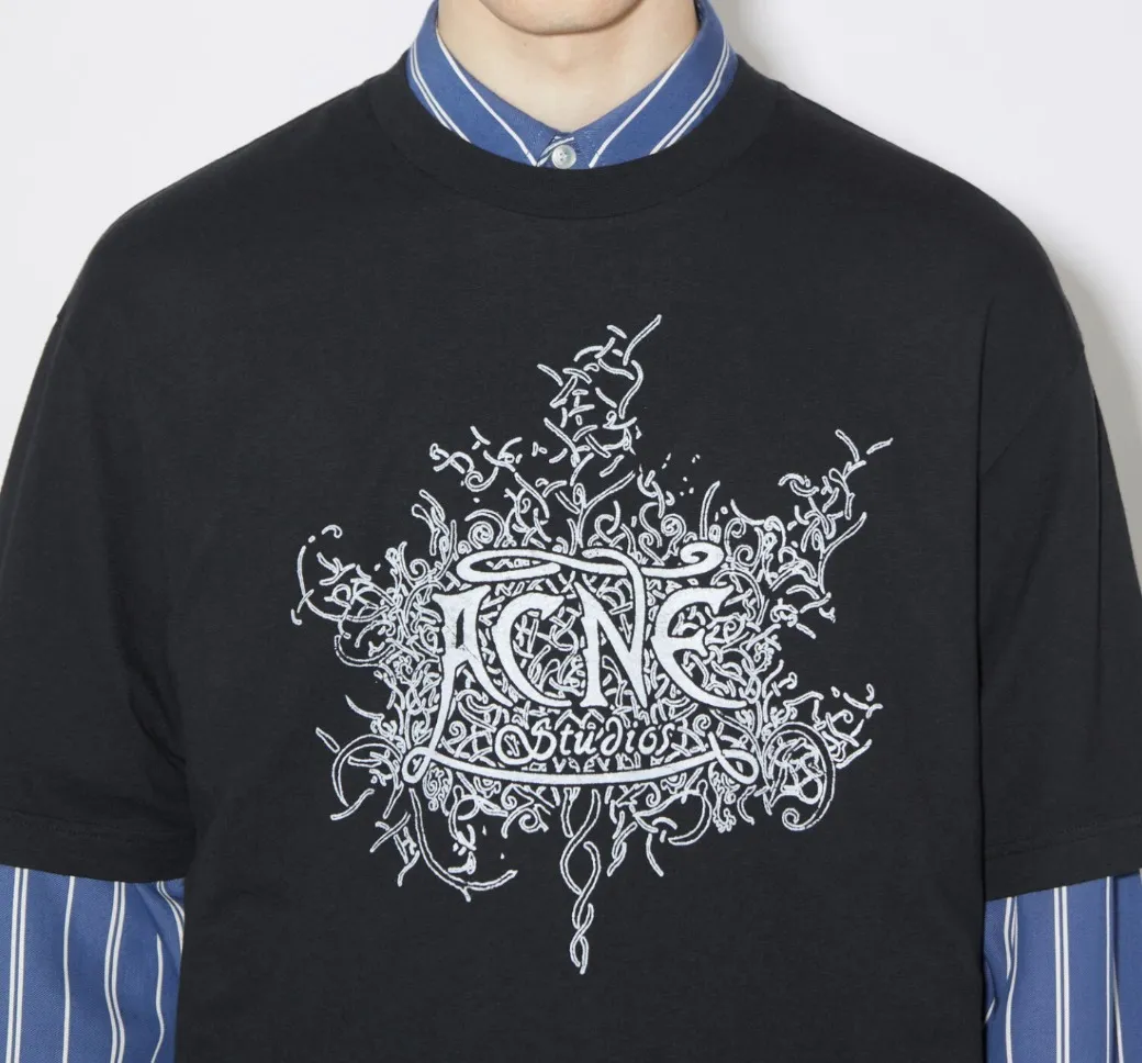 Acne Studios  |Short Sleeves Logo Designers T-Shirts