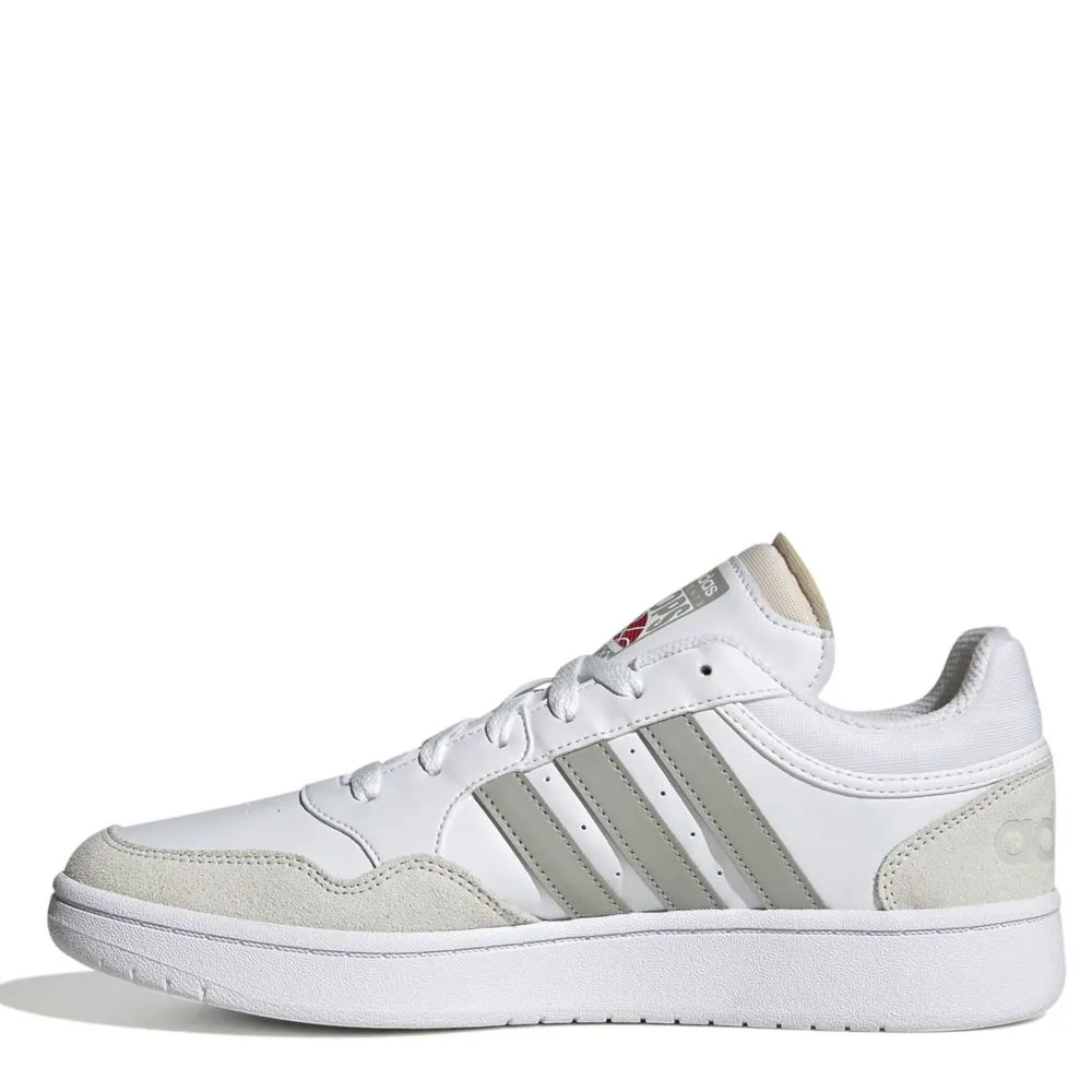 ADIDAS  MENS HOOPS 3.0 LOW SNEAKER