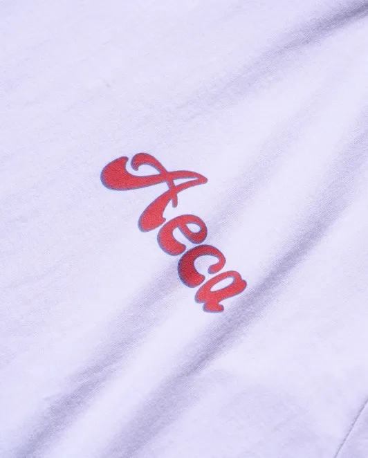 AECA WHITE  |Unisex U-Neck Cotton Logo T-Shirts