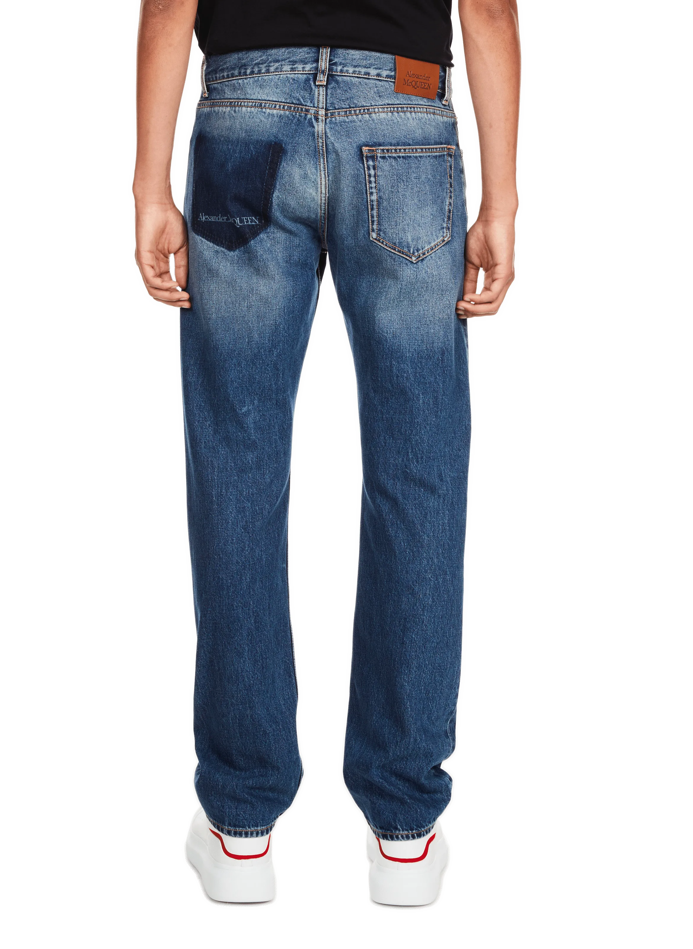 Alexander mcqueen  Cotton slim-fit jeans - Blue