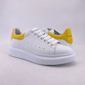 Alexander McQueen Oversized Sneaker Croc Yellow  New Size 40