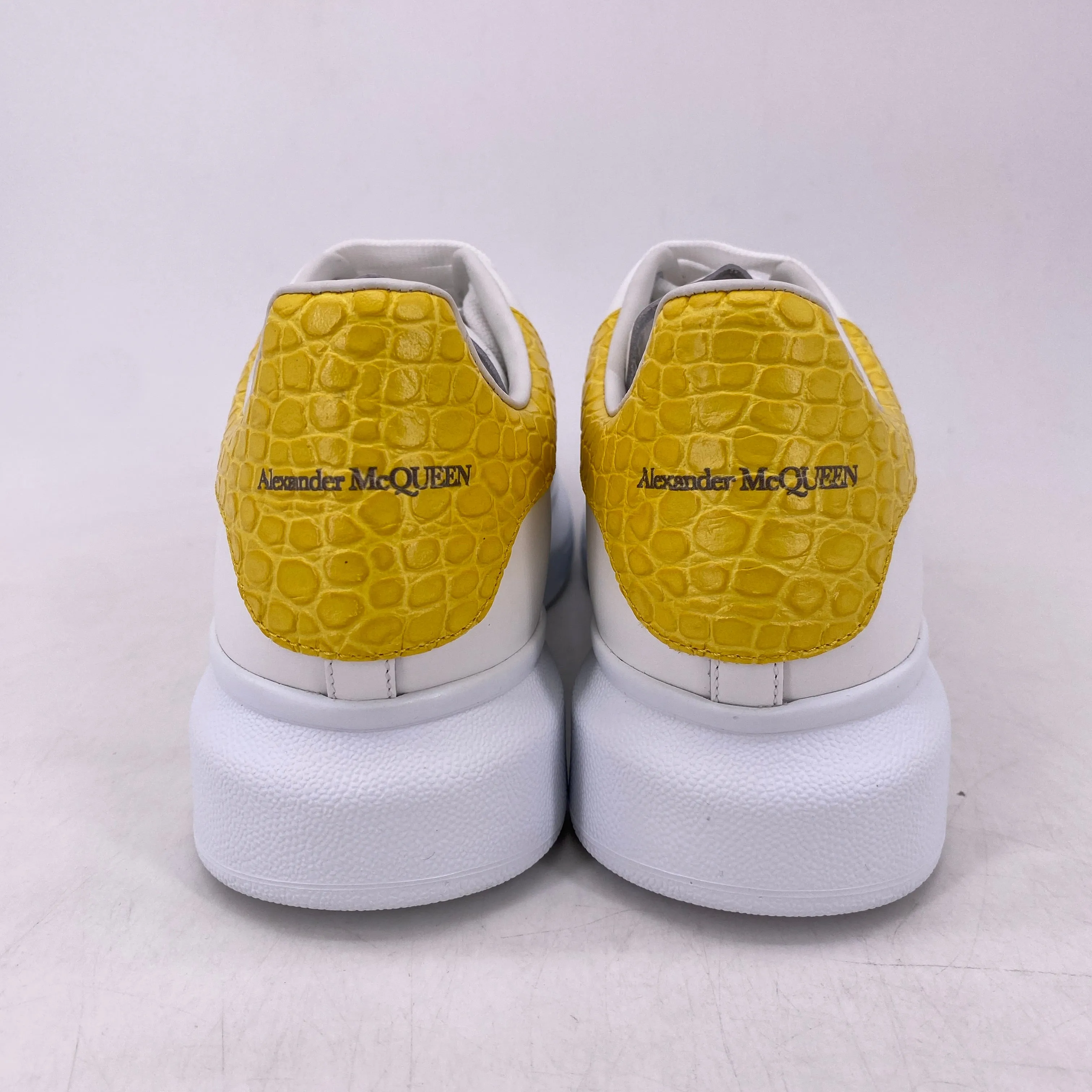 Alexander McQueen Oversized Sneaker Croc Yellow  New Size 40