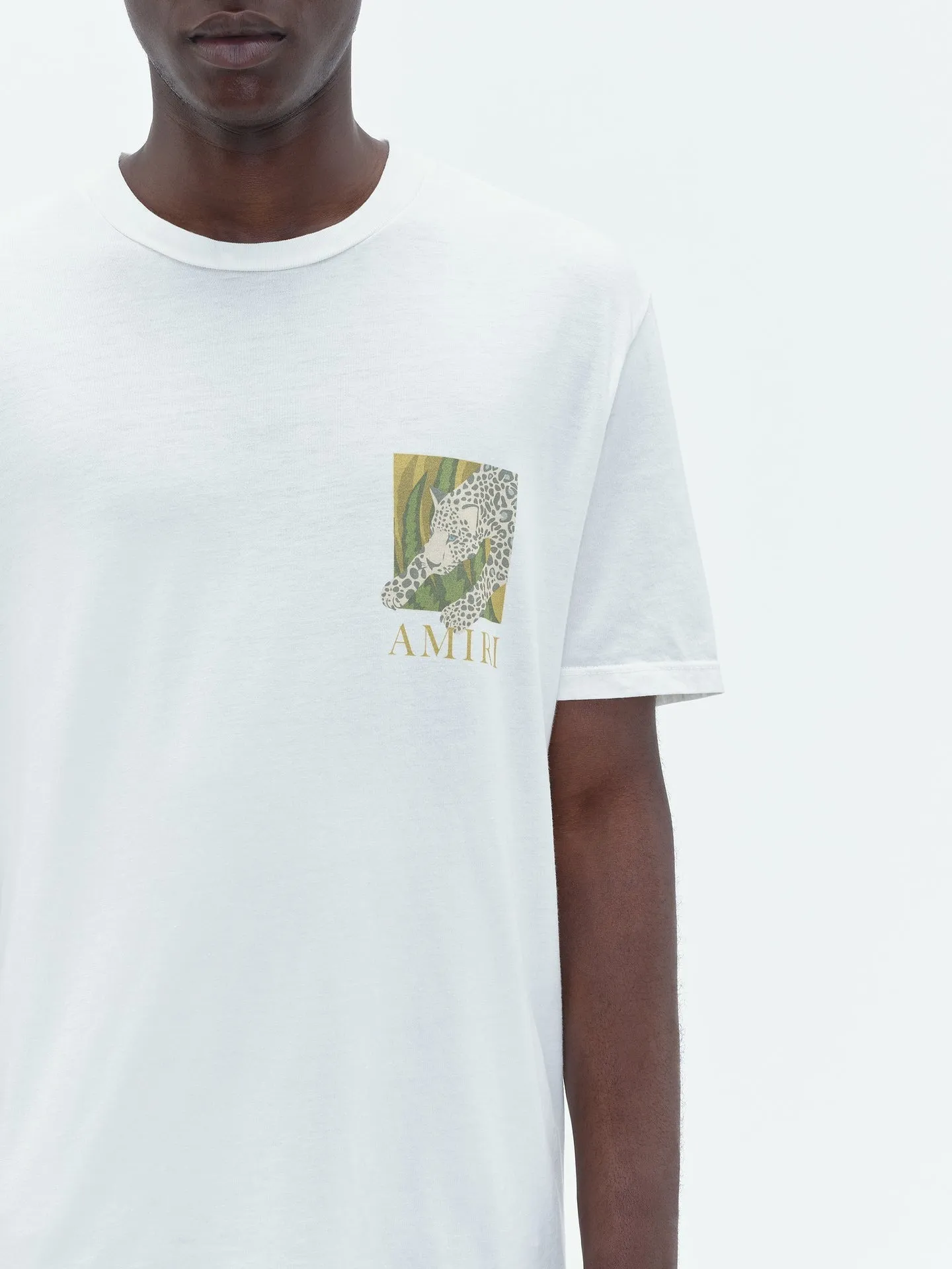 AMIRI  |Street Style Plain Cotton Short Sleeves Logo T-Shirts