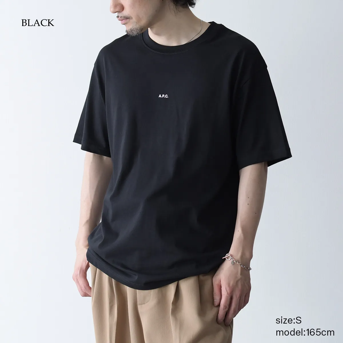 A.P.C.  |Crew Neck Cotton Short Sleeves Logo Designers