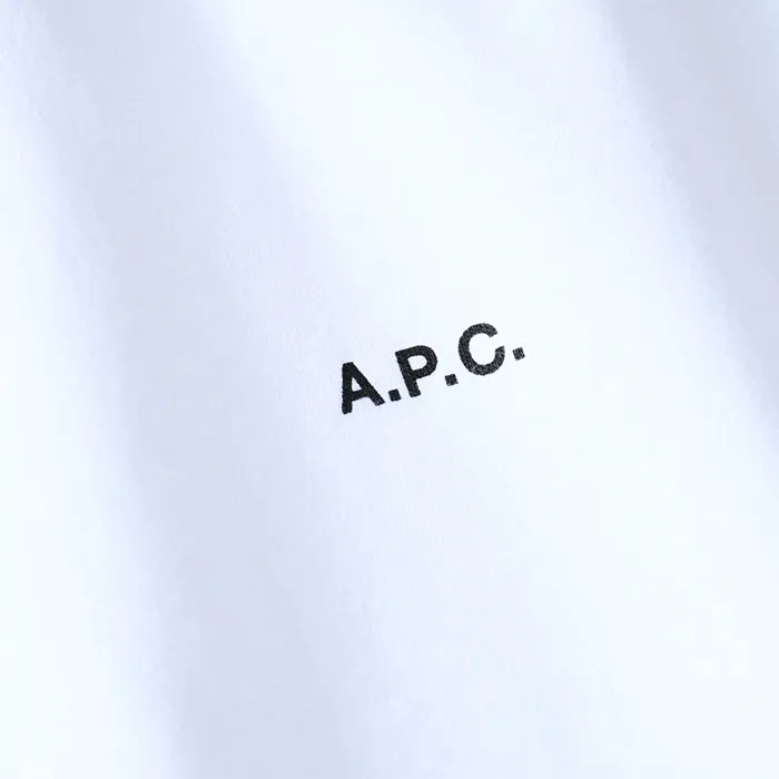 A.P.C.  |Crew Neck Cotton Short Sleeves Logo Designers