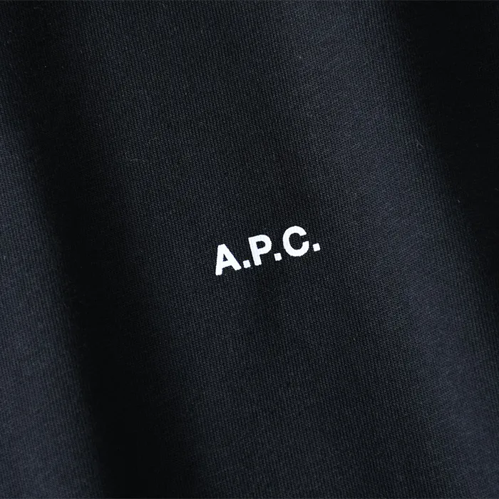 A.P.C.  |Crew Neck Cotton Short Sleeves Logo Designers