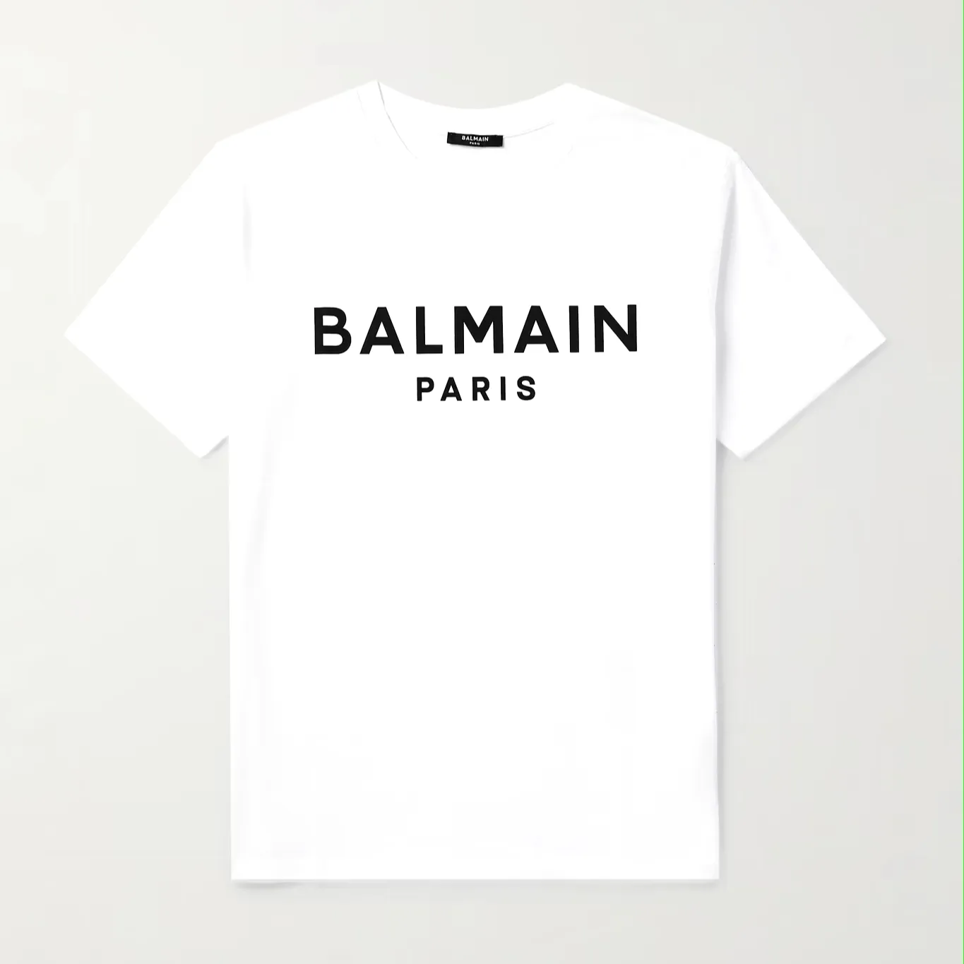 BALMAIN  |Cotton Short Sleeves Logo Luxury T-Shirts