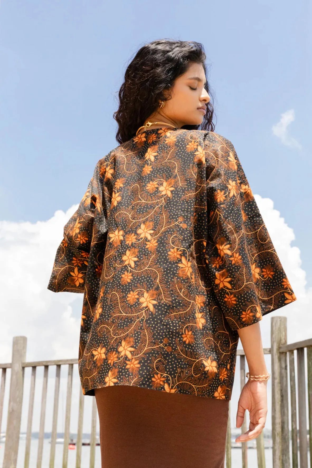 Batik Open Jacket Taman Sari