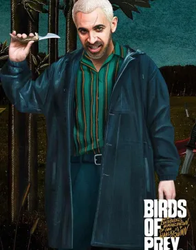 Birds Of Prey Victor Zsasz Coat | Chris Messina Mid-Length Hooded Coat