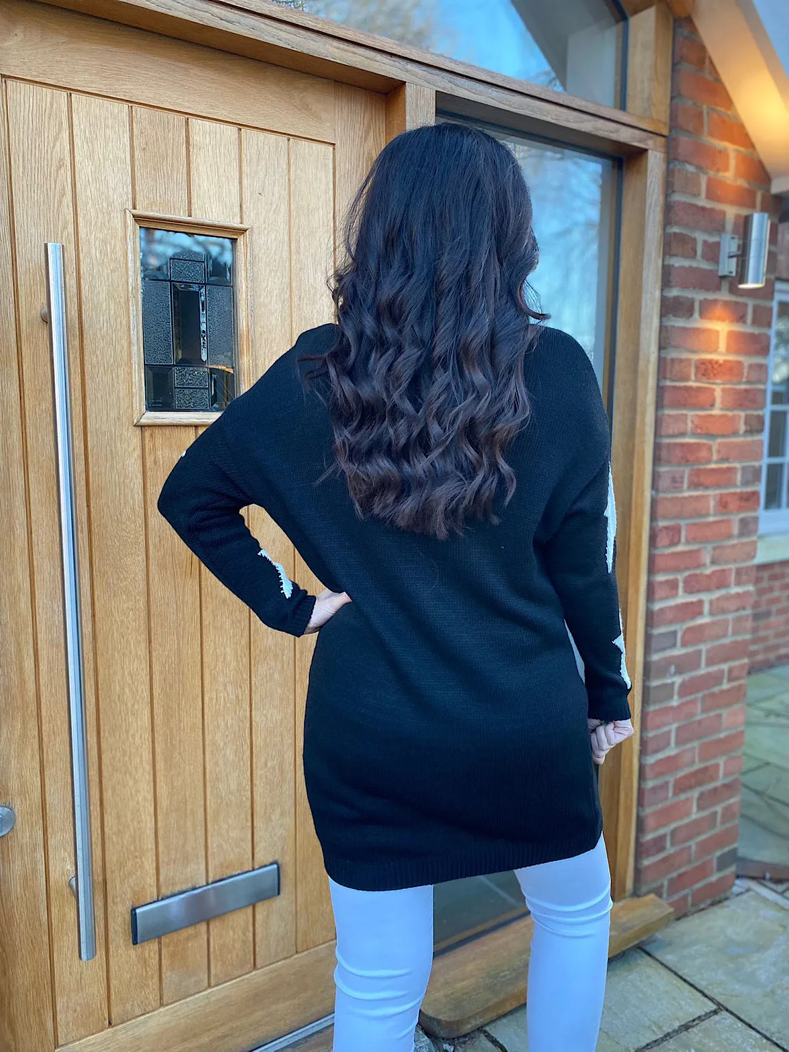 Black Star Jumper Dress Elaine