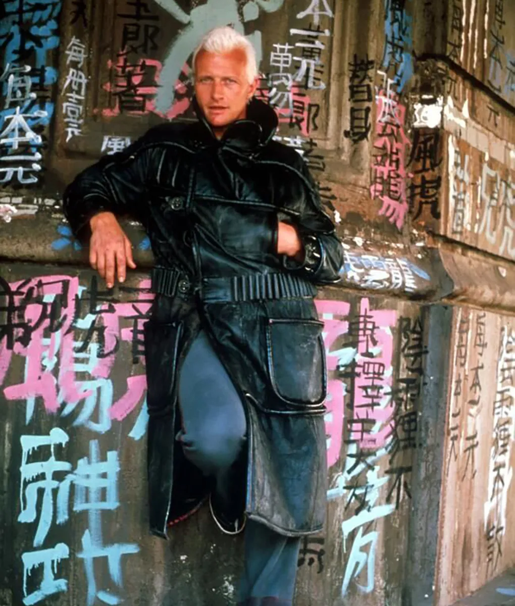 Blade Runner Roy Batty Black Trench Coat | Rutger Hauer Coat