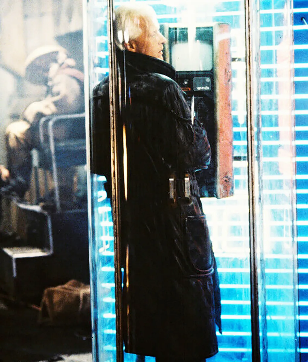 Blade Runner Roy Batty Black Trench Coat | Rutger Hauer Coat