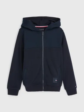 Boys 8-16 Monogram Zip-Thru Hoodies | Sweatshirts & Hoodies | Tommy Hilfiger