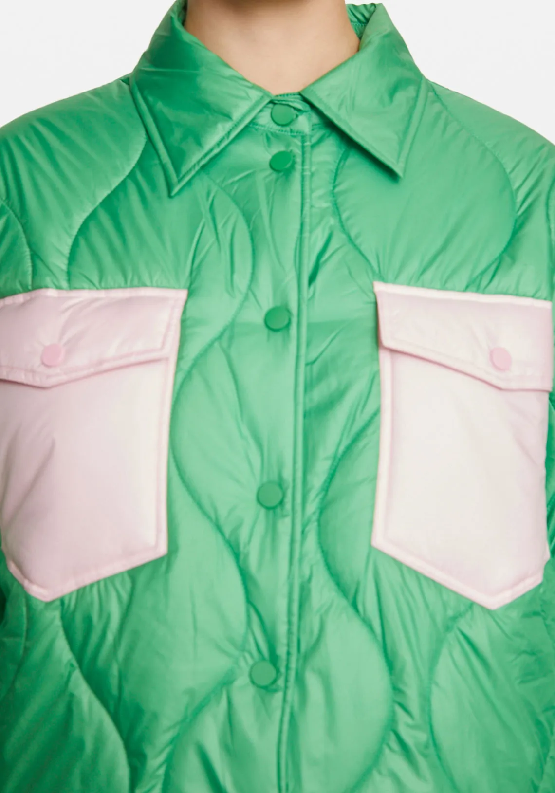 BUCKLEY JACKET GREEN / PINK