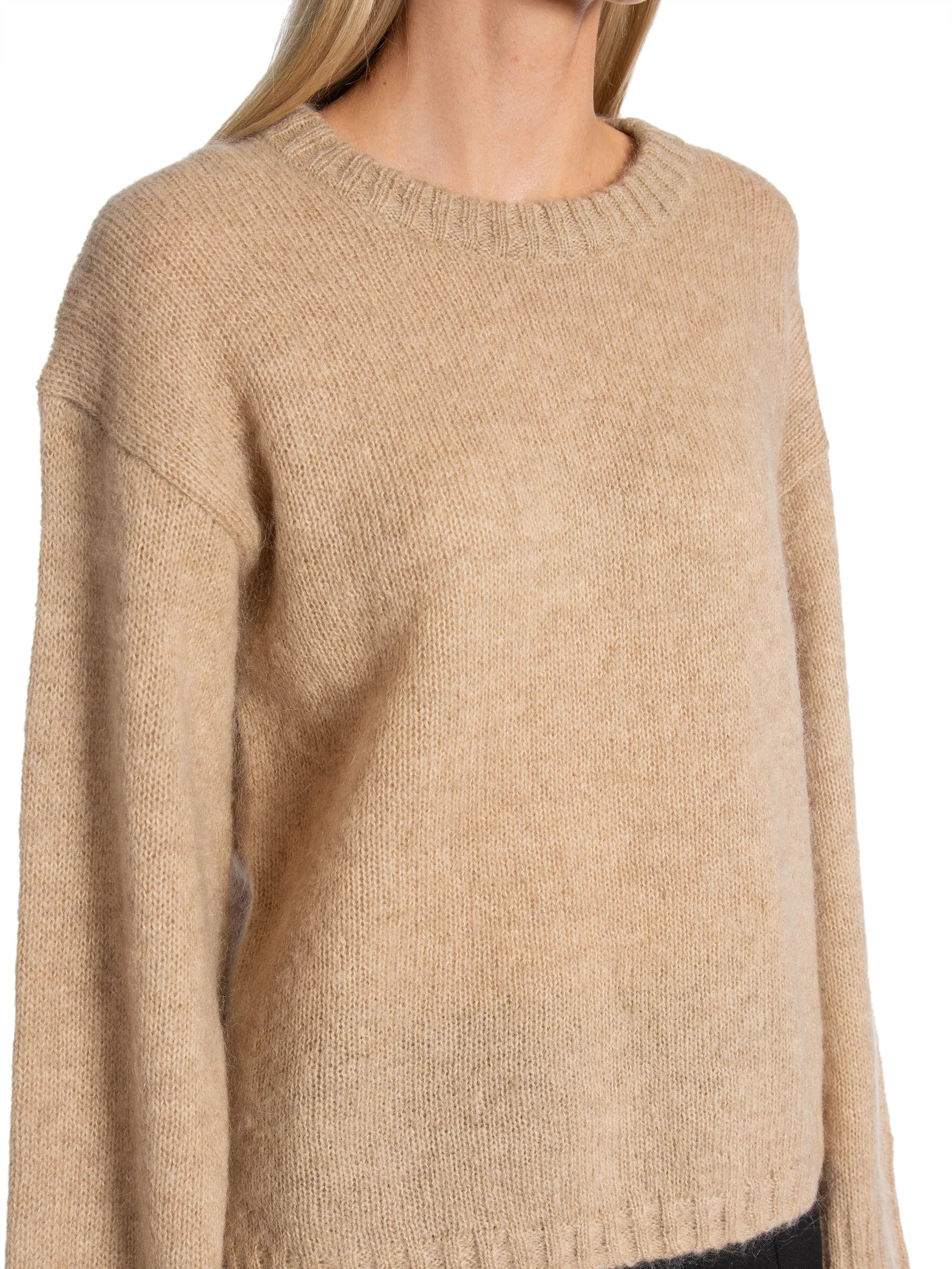 BY MALENE BIRGER SWEATER CIERRA TWILL BEIGE