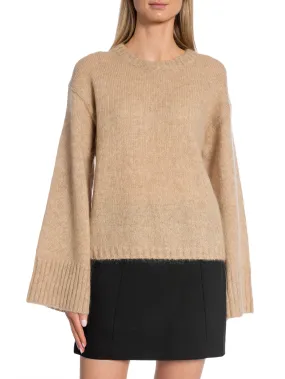 BY MALENE BIRGER SWEATER CIERRA TWILL BEIGE