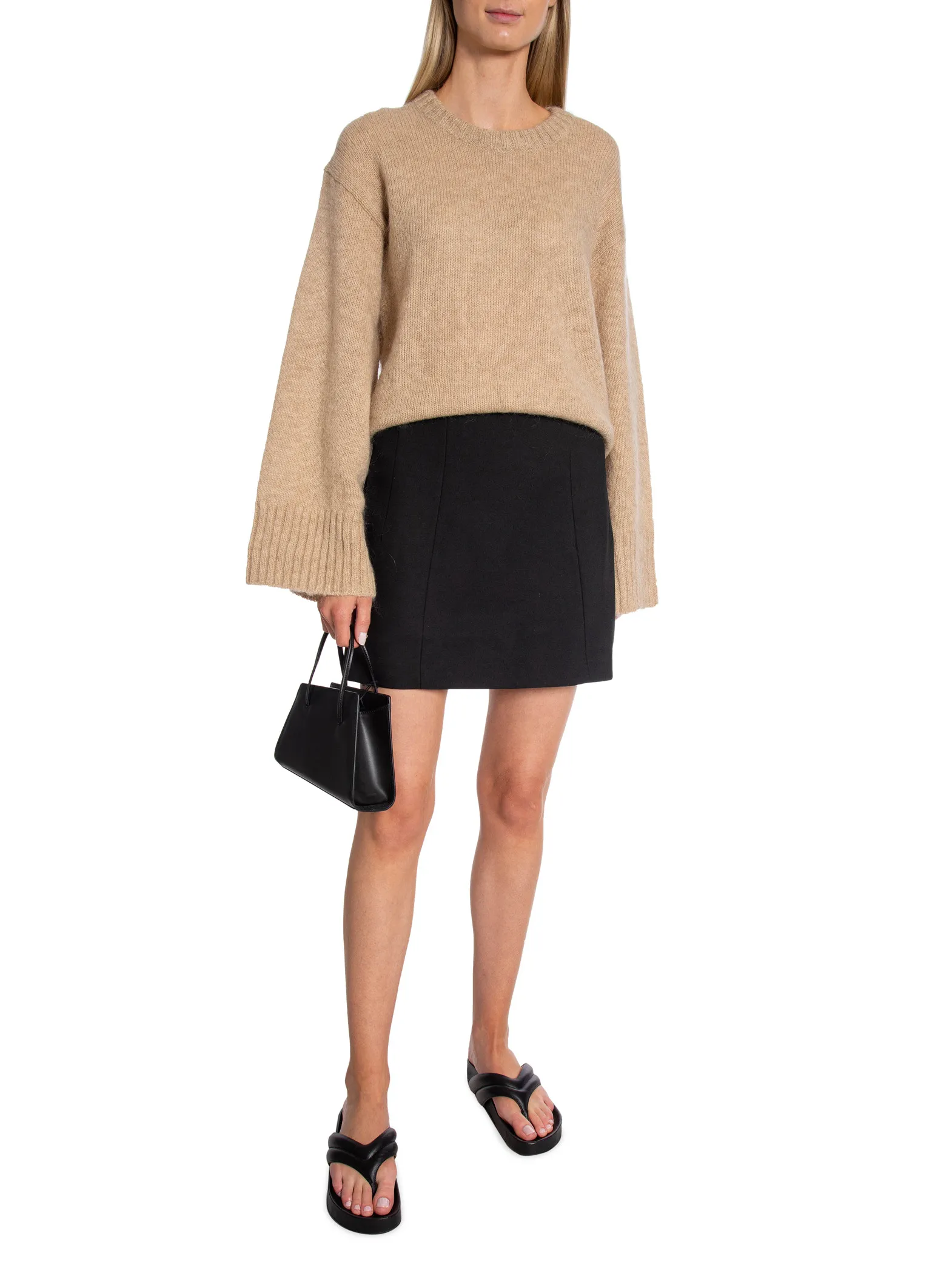 BY MALENE BIRGER SWEATER CIERRA TWILL BEIGE