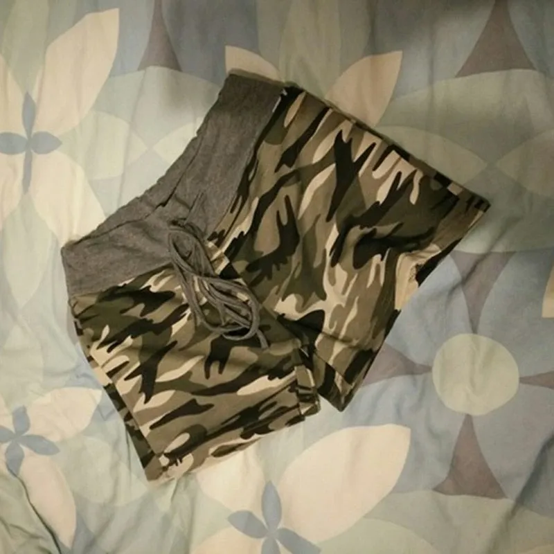 Camouflage Slim Mini Short