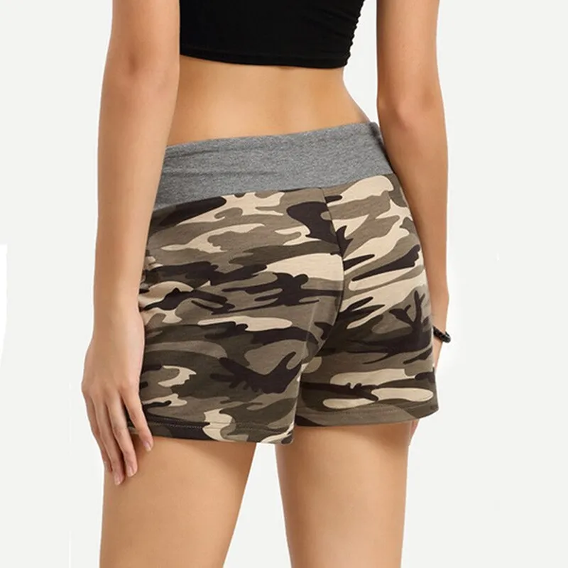 Camouflage Slim Mini Short