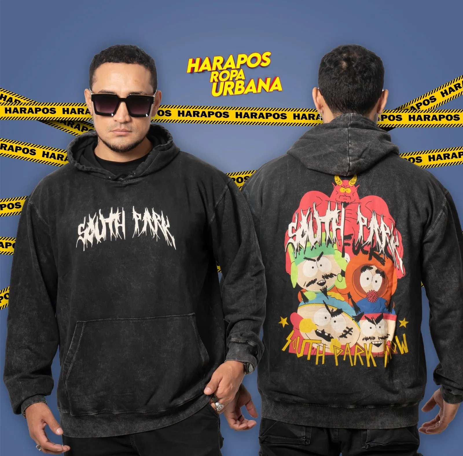 Canguro Dr. Mono oversize south park satan negro