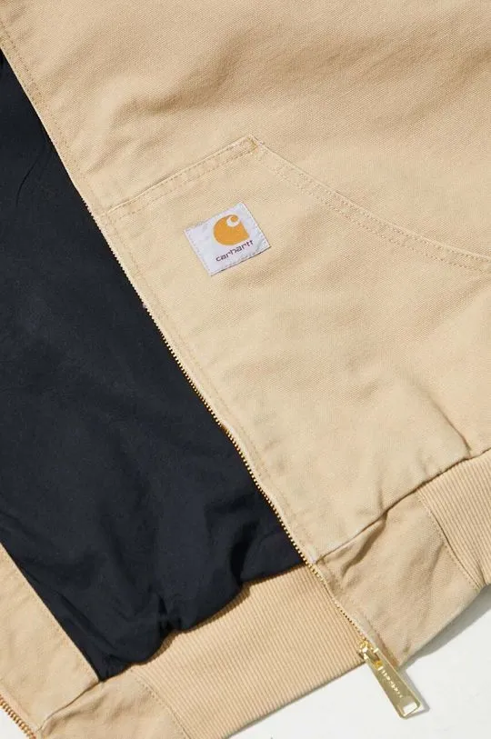 Carhartt WIP cotton jacket Active Jacket beige color I032939.1YH3K