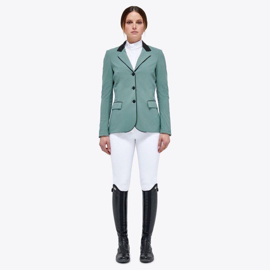 Cavalleria Toscana perforated GP riding jacket 1B00 Petrol