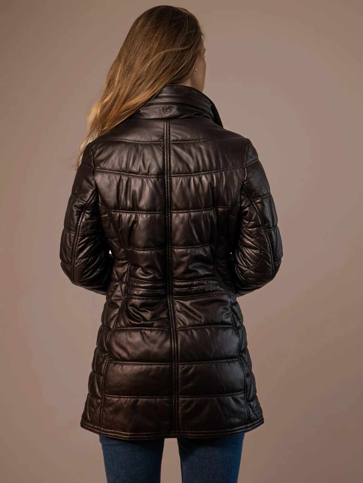 Chamonix Ladies Quilted Leather Coat, 3.579,00 €