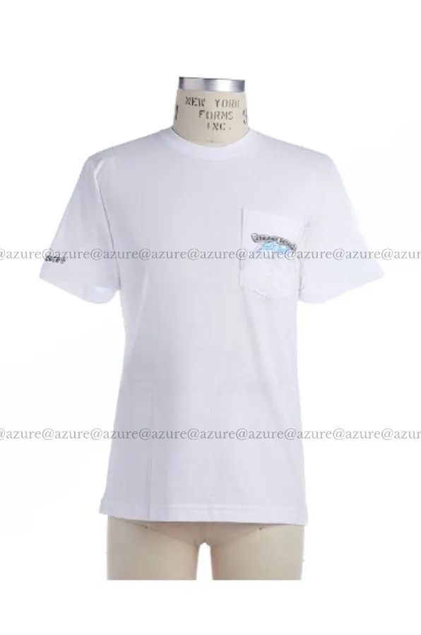 CHROME HEARTS  |U-Neck Plain Short Sleeves Logo T-Shirts