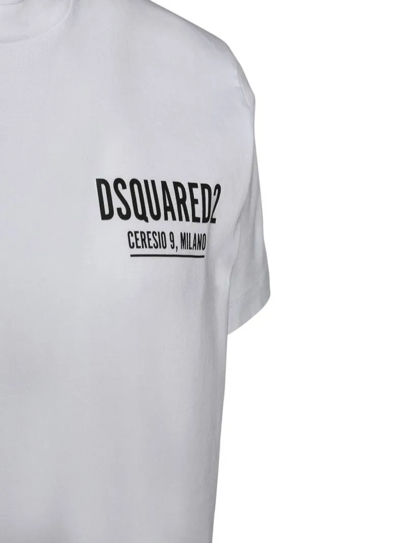 D SQUARED2  |Cotton Short Sleeves Logo Luxury T-Shirts