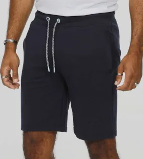 D555 Mens Navy Shorts With Elasticated Waist and Loop Back (STEFAN 2)