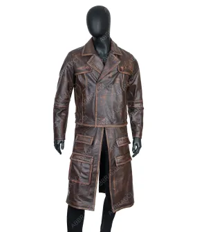 Defiance Joshua Nolan Coat | Distressed Brown Coat