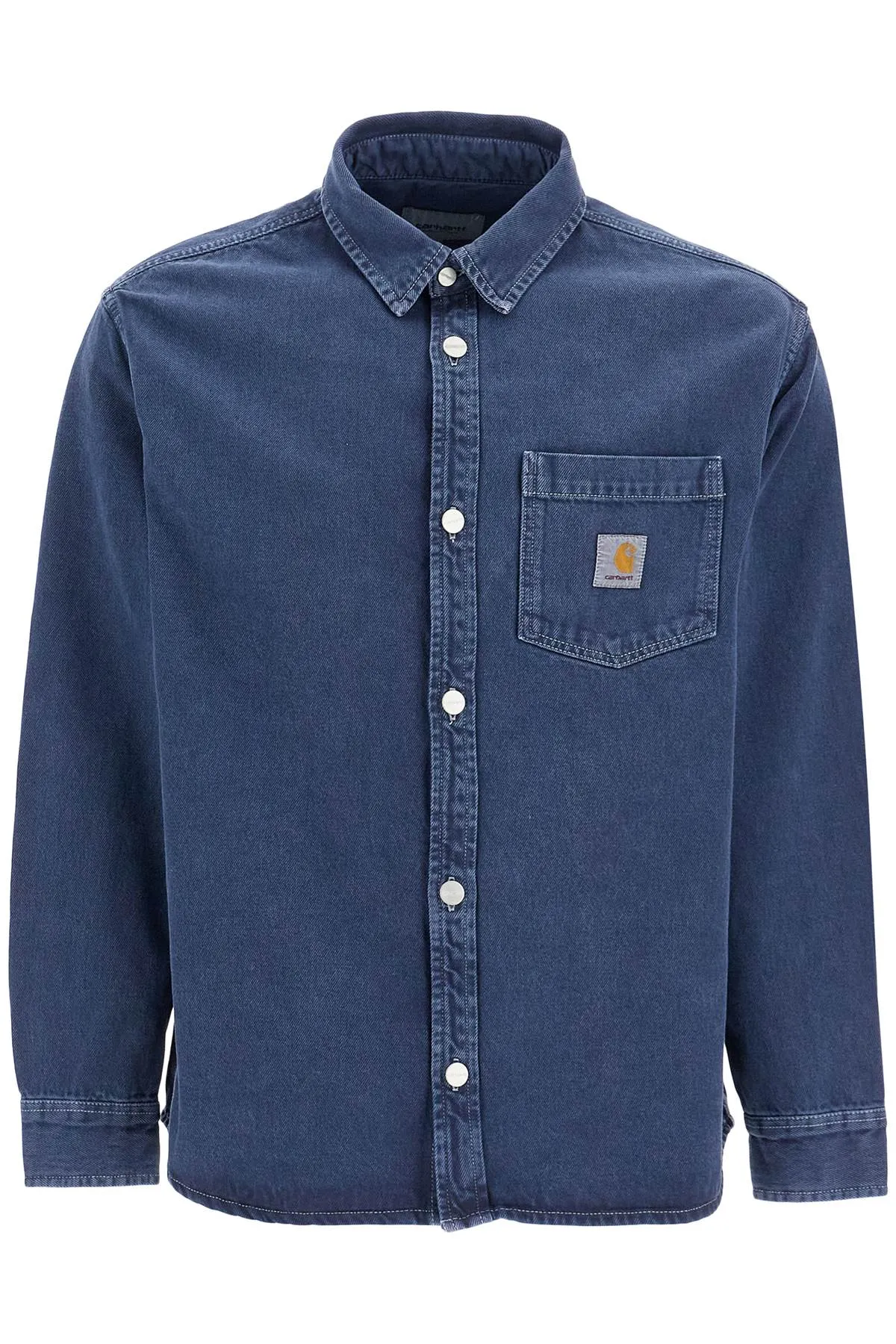 denim george overshirt I033750 AIR FORCE BLUE