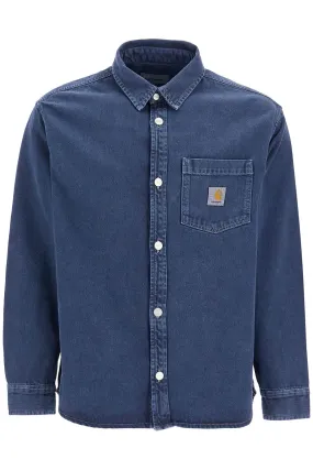 denim george overshirt I033750 AIR FORCE BLUE