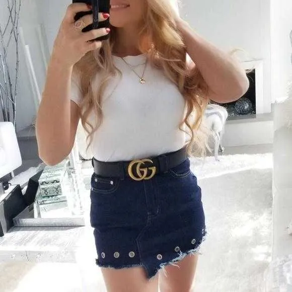 Denim Mini Skirt