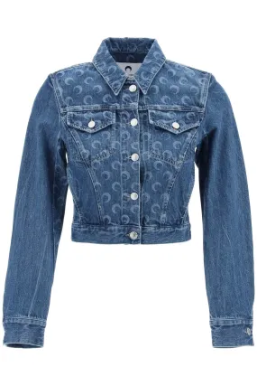 denim regenerated all over moon jacket WJA041 DDEN0001 BLUE