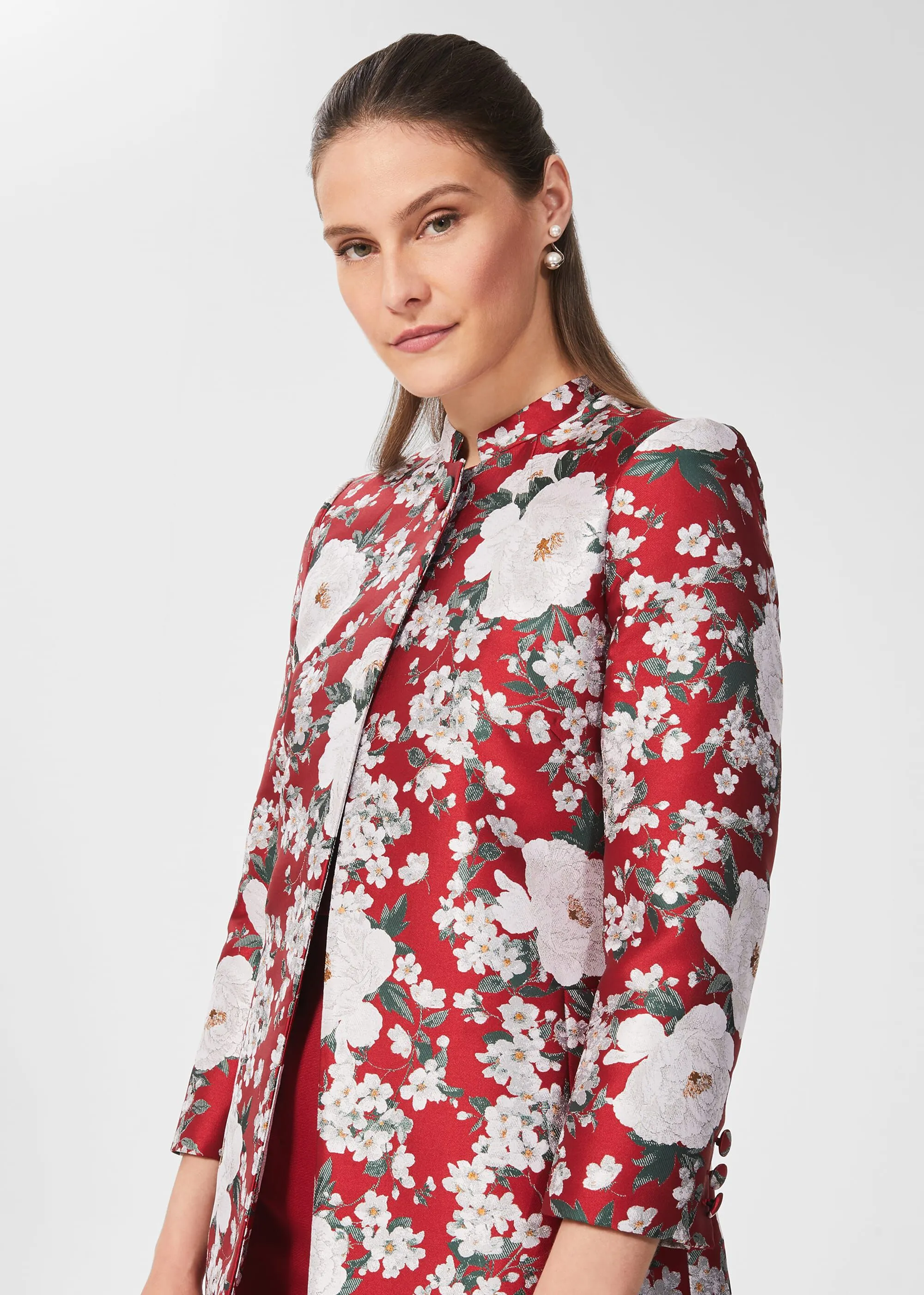 Dora Jacquard Coat 