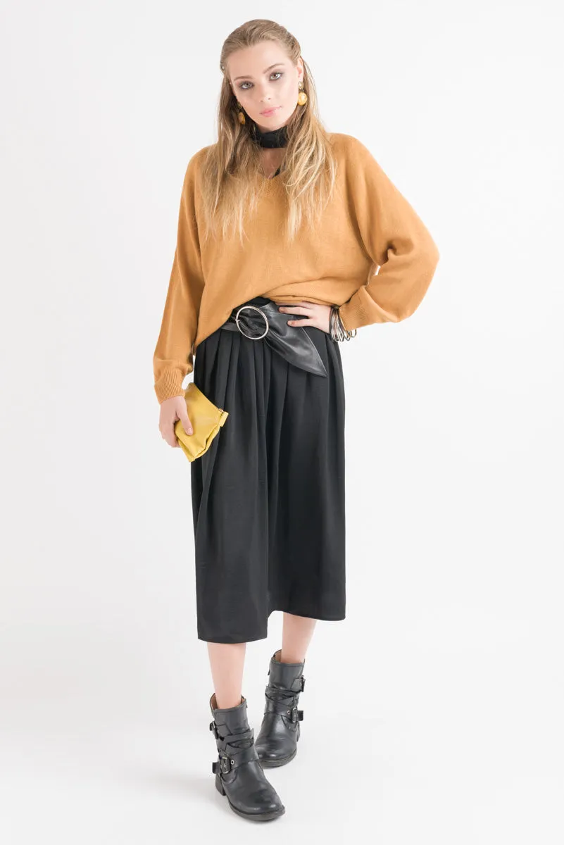 Drape Skirt - Black