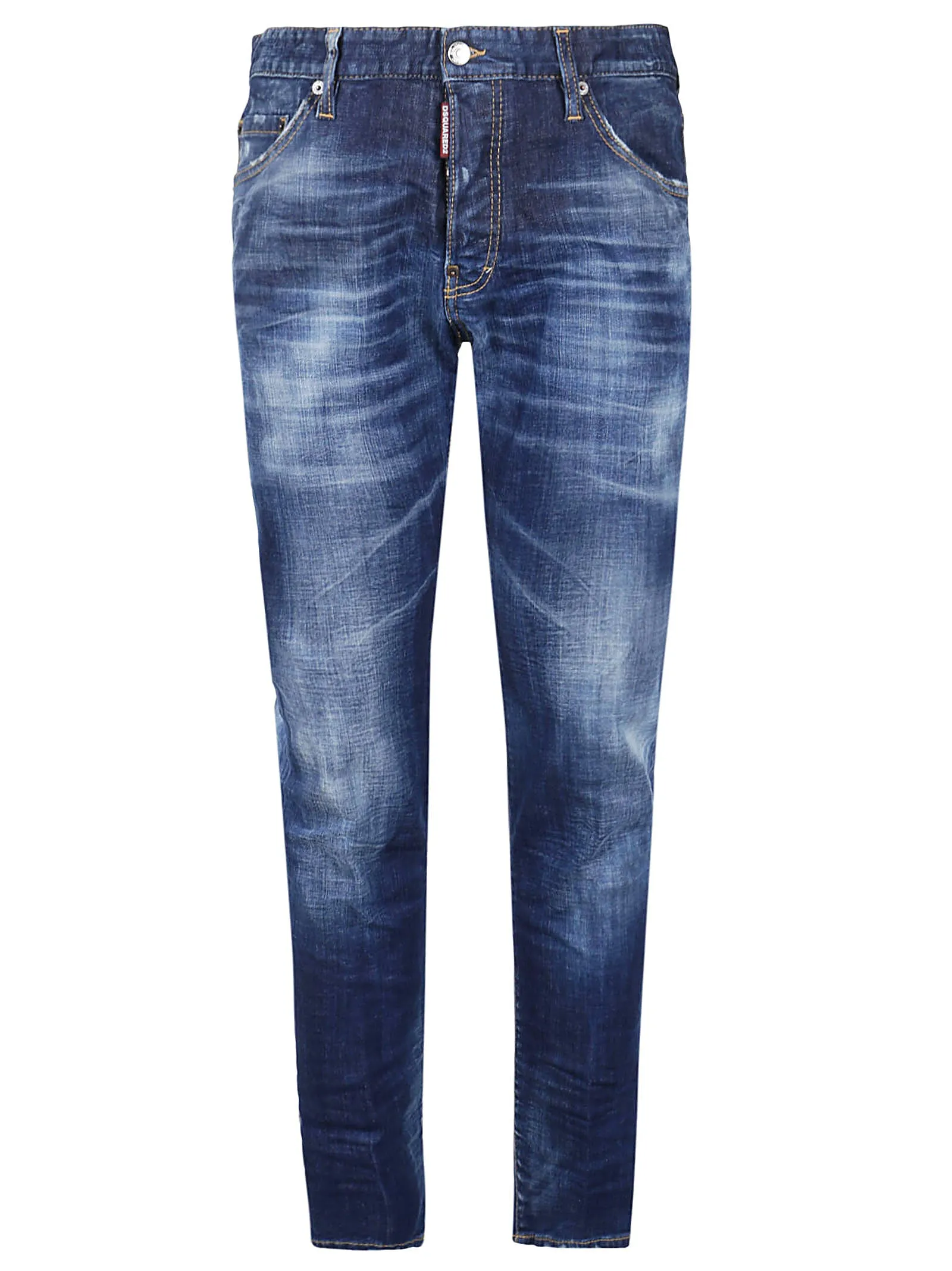 Dsquared2 All-Over Worn Effect Denim Jeans