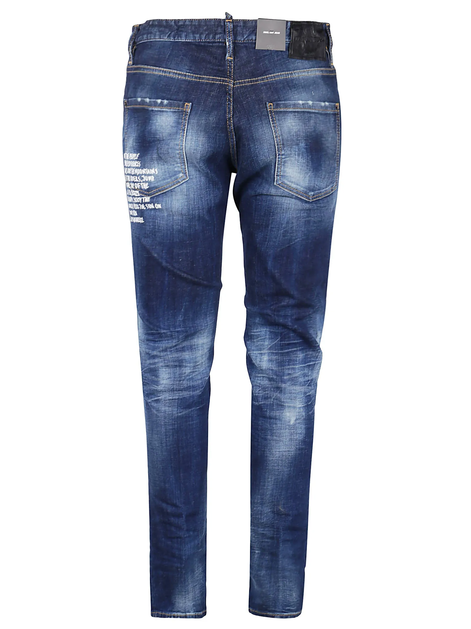 Dsquared2 All-Over Worn Effect Denim Jeans