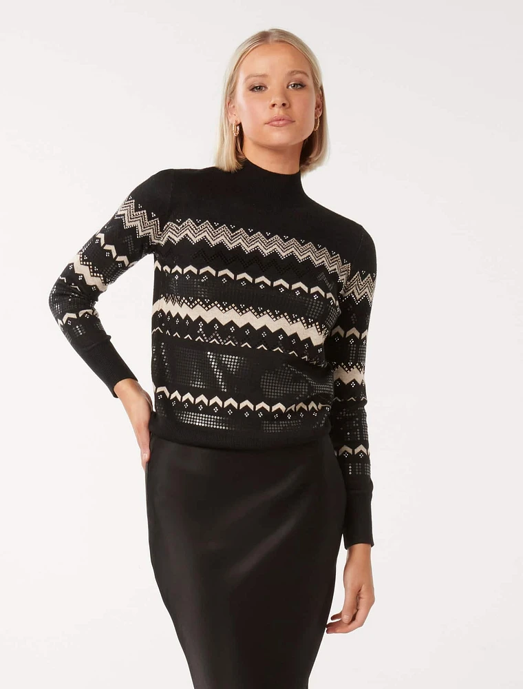 EverNew Steph Embellished Sweater