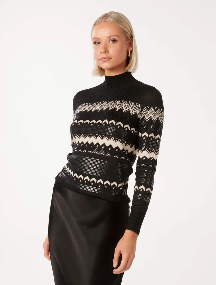 EverNew Steph Embellished Sweater