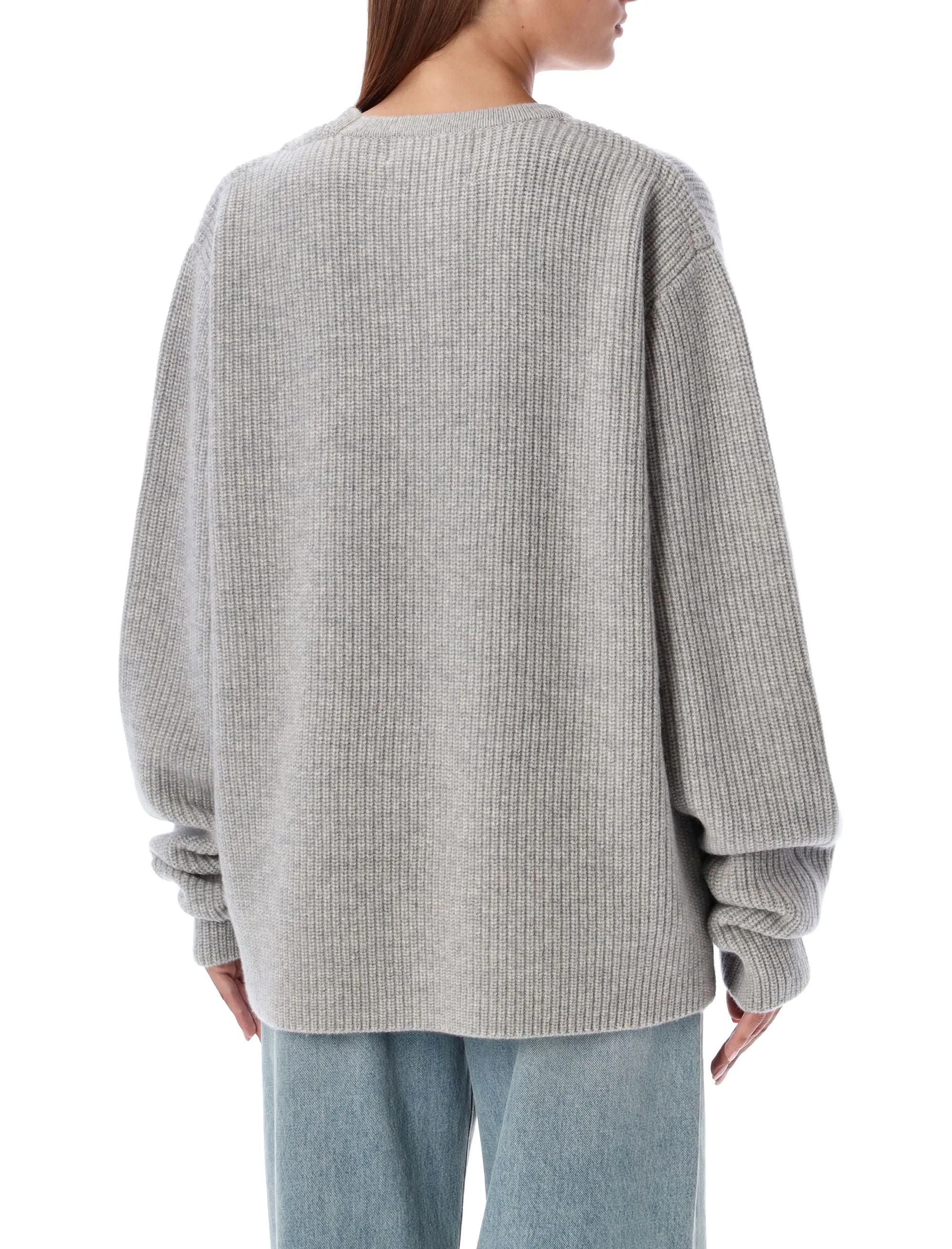 EXTREME CASHMERE Luxurious Grey Cashmere Sweater