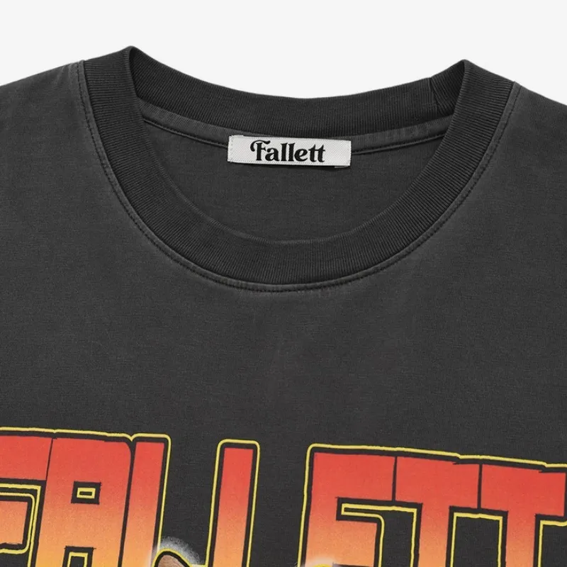 Fallett  |Unisex Street Style Cotton Short Sleeves Logo T-Shirts