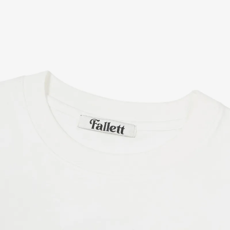 Fallett  |Unisex Street Style Plain Cotton Short Sleeves Logo T-Shirts