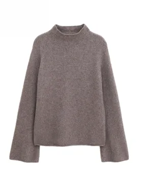 FILIPPA K TRÖJA WOOL YAK DRIFTWOOD