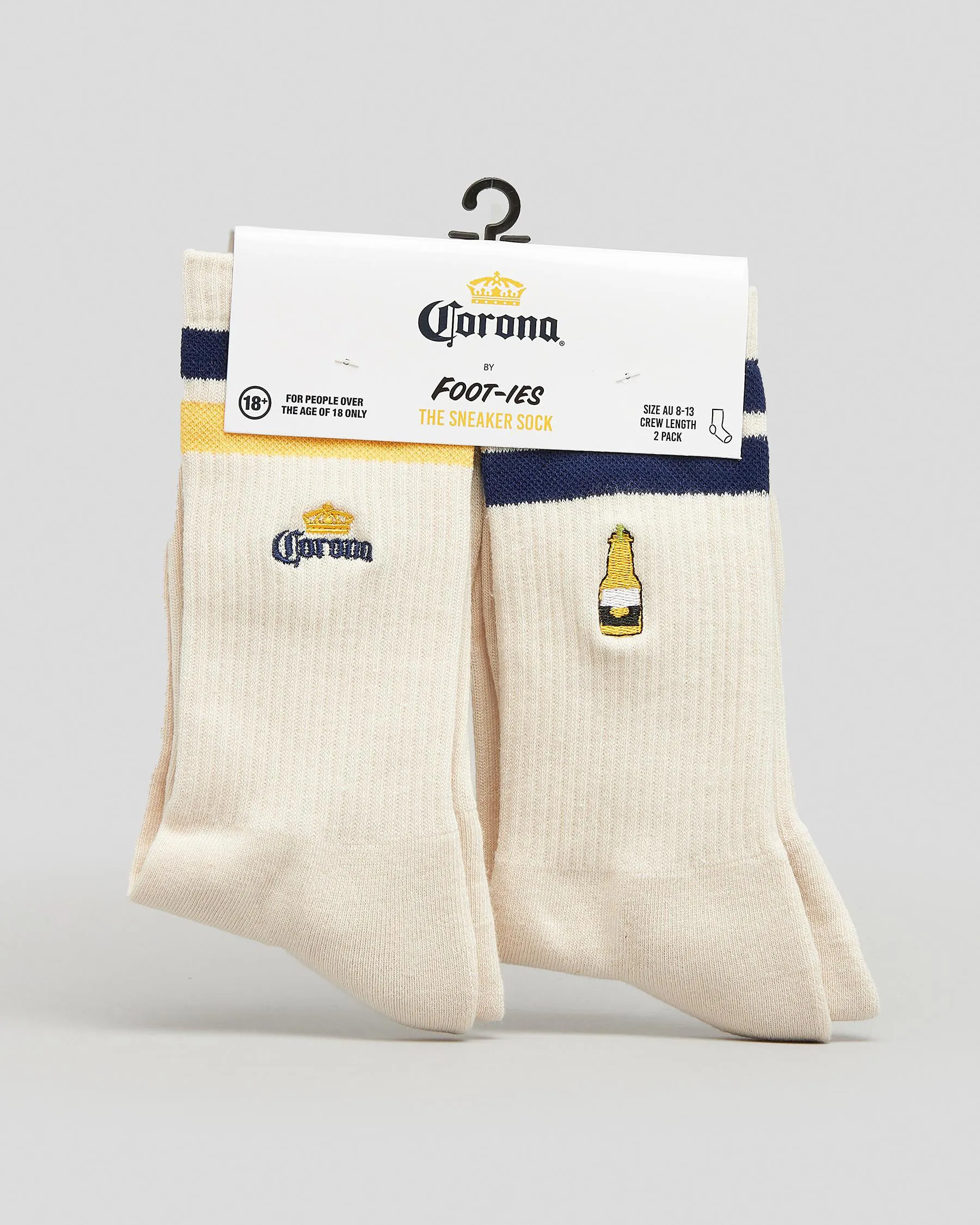 FOOT-IES Corona Retro Sneaker Socks 2 Pack