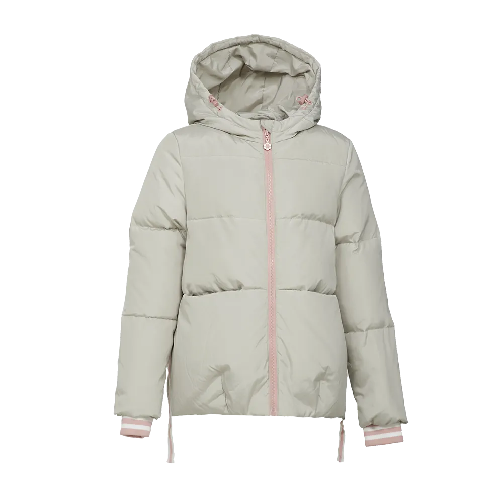 Girl’s Sporty Band Trim Down Jacket