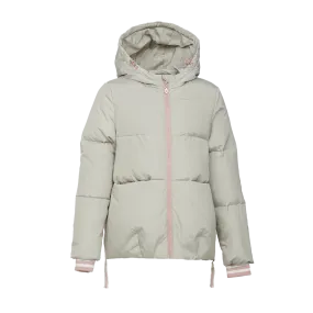 Girl’s Sporty Band Trim Down Jacket