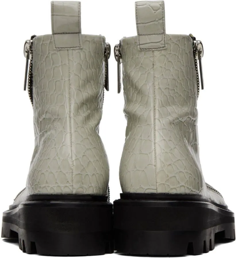 GmbH Gray Ergonomic Boots